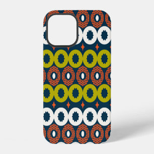 Coque iPhone 12 Formes Ovales Africaines : Coloré Sans Couleur.