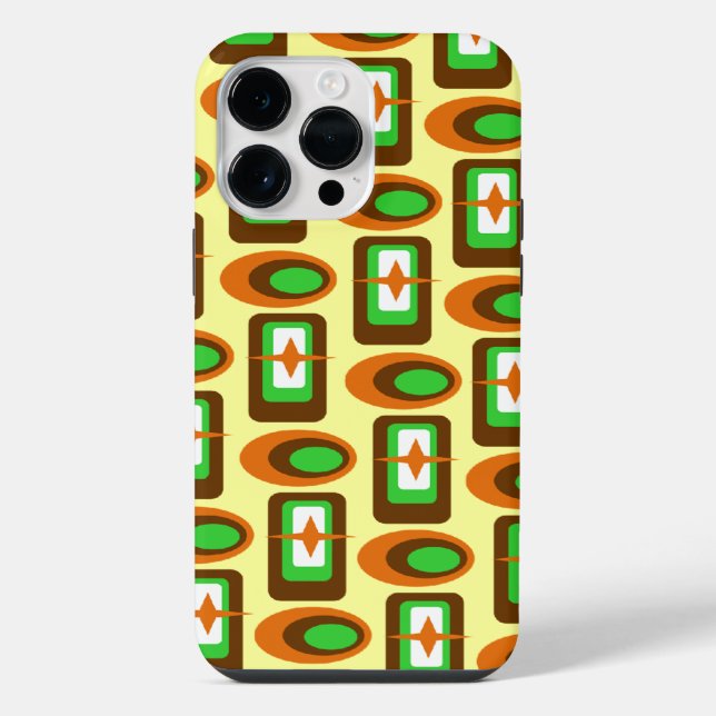 Coque iPhone Formes rétro (Verso)