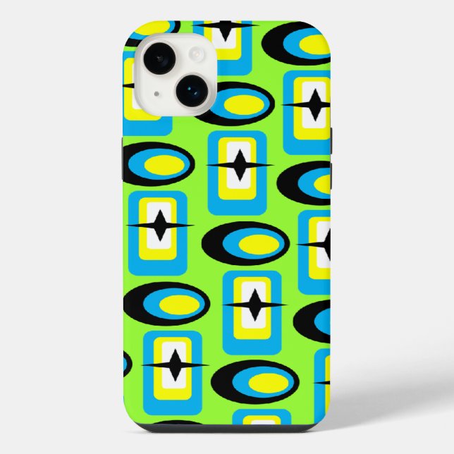 Coque iPhone Formes Rétro (Verso)