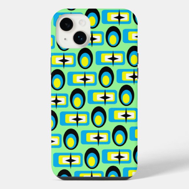 Coque iPhone Formes rétro (Verso)