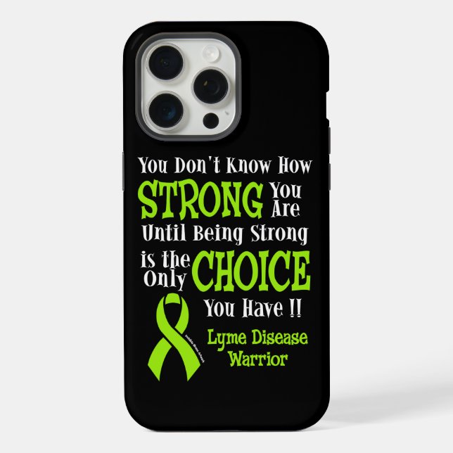 Coque iPhone Fort/Choix...Lyme (Verso)