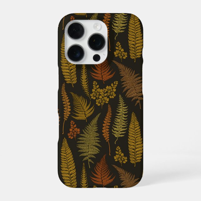 Coque iPhone fougères 3 (Verso)