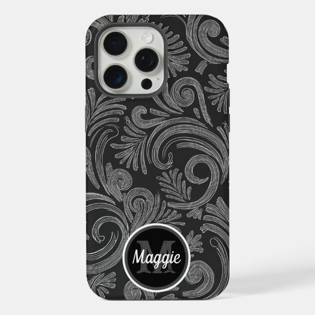 Coque iPhone Fougères givrées : Caprice d'hiver (Verso)