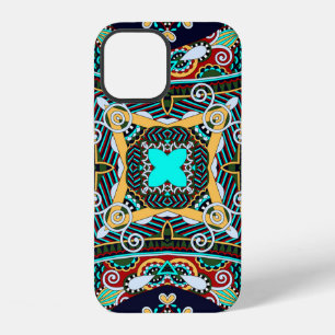 Coque iPhone 12 foulard en soie ou modèle de carré de mouchoir