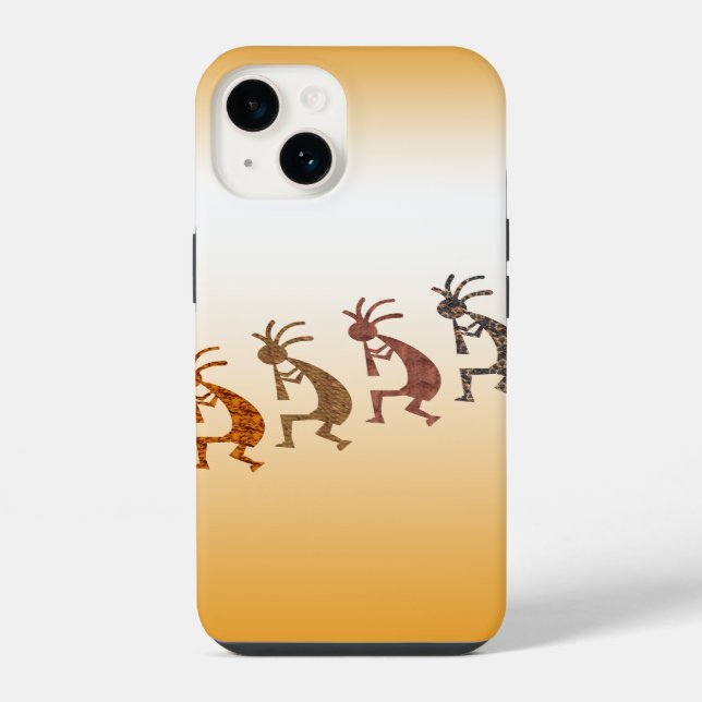 Coque iPhone Four cokopelli (Verso)