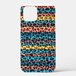 Coque iPhone 12 Pro Fourrure à motif animal peau de léopard rayures co