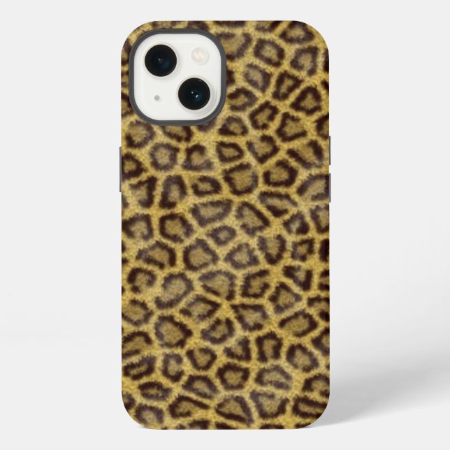 Coque iPhone Fourrure de léopard (Verso)
