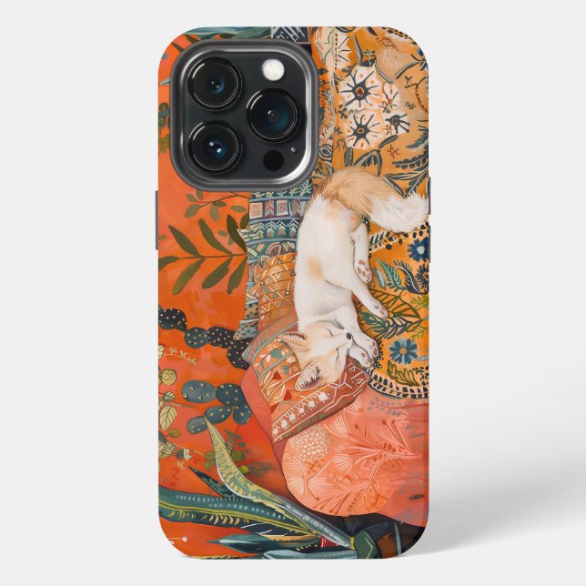 Coque iPhone Fox dormant (Dos)