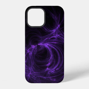 Coque iPhone 12 Fractale Violette