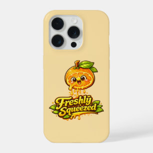 Coque iPhone 15 Pro Fraîchement Pressé - Ambiance Fruitée - Amateurs d