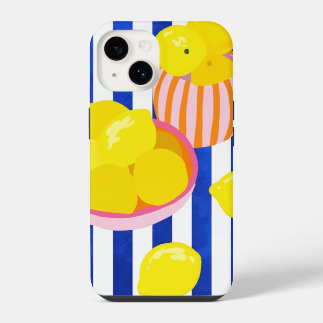 Coque iPhone Fraîcheur de citron (Verso)