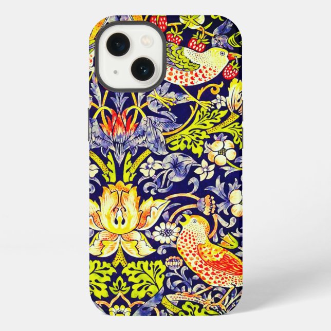 Coque iPhone Fraise Thief Oiseaux William Morris (Verso)
