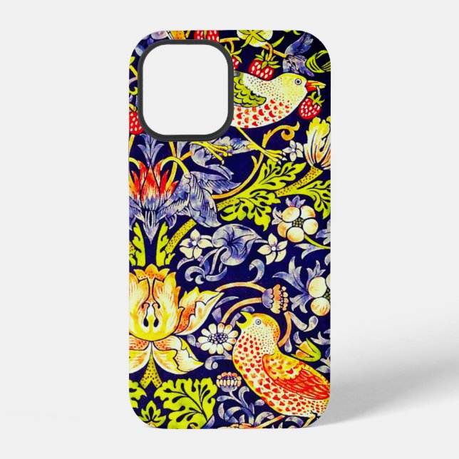 Coque iPhone Fraise Thief Oiseaux William Morris (Verso)