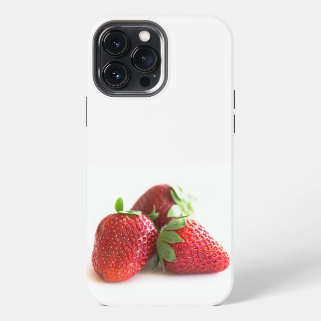 Coque iPhone Fraises (Verso)