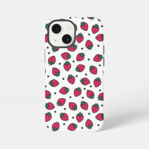 Etui iPhone 13 Mini Fraises Mignonnes