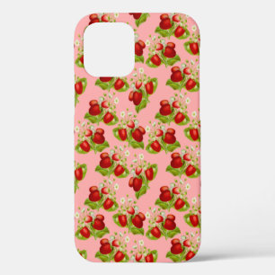Coque iPhone 12 fraises vintages de cottagecore