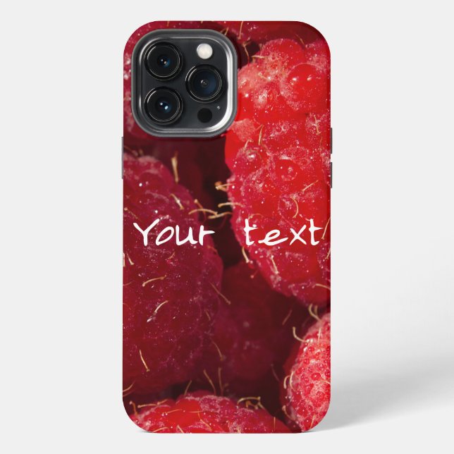 Coque iPhone Framboises Rouges Mûres (Verso)