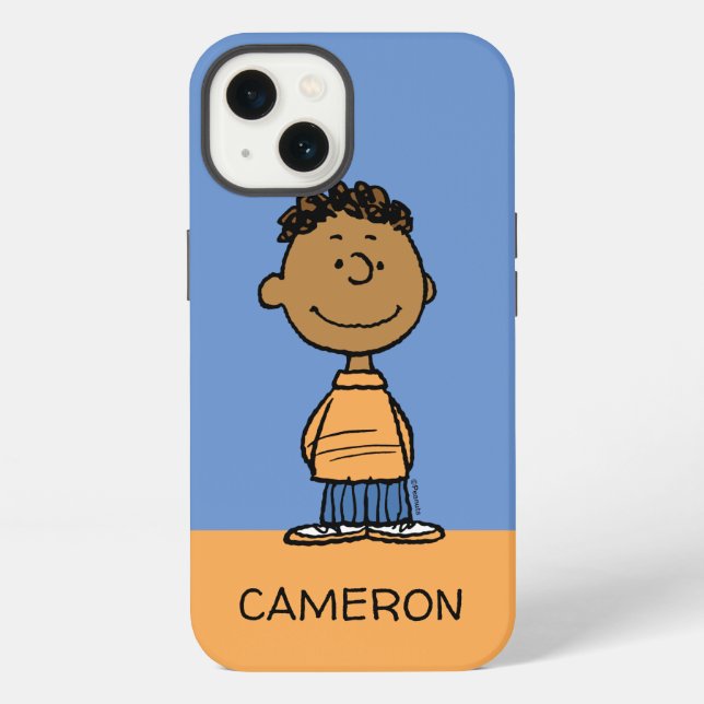 Coque iPhone Franklin Smiling (Verso)