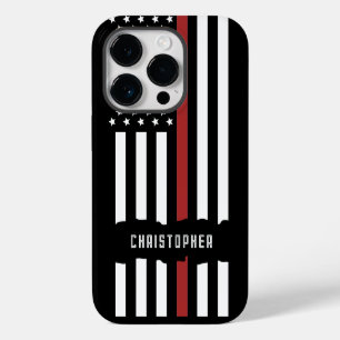 Coque Pour iPhone 14 Plus Frappe Frappe personnalisée mince Red Line USA