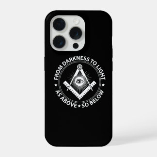 Coque iPhone 15 Pro Freemasonry emblem