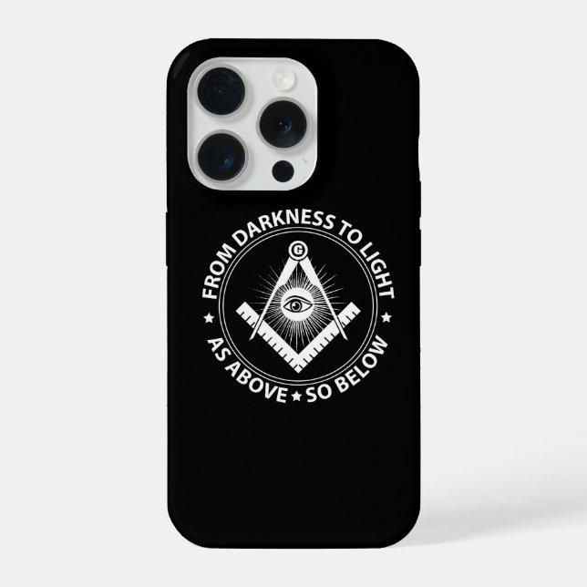 Coque iPhone Freemasonry emblem (Verso)