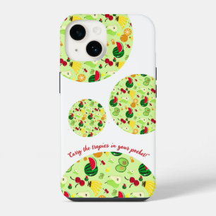Coque Pour iPhone 14 Frénésie Tropicale