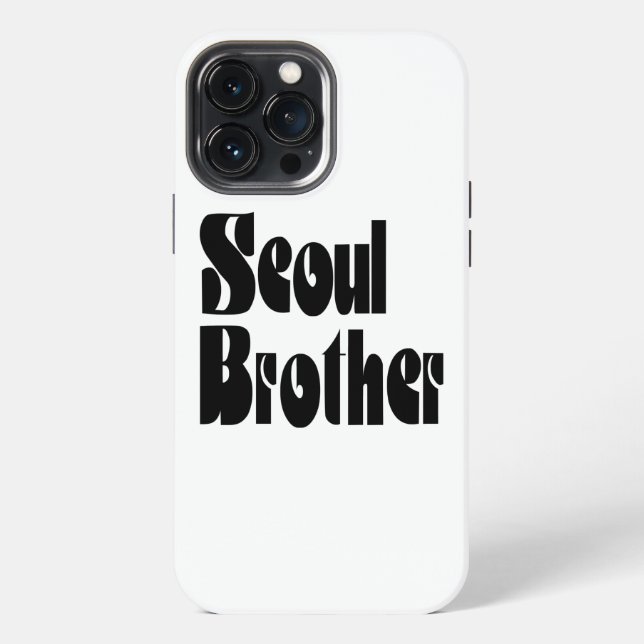 Coque iPhone Frère de Séoul (Verso)