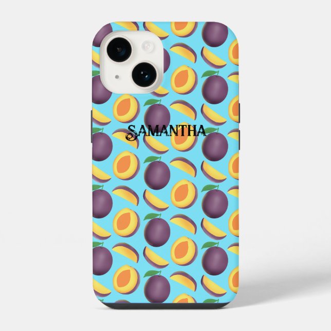Coque iPhone Fruit de Prunier (Verso)