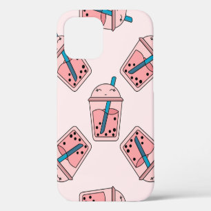 Coque iPhone 12 Fruit de thé motif clair sans coutures été dr