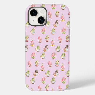 Coque Pour iPhone 14 Fruits de fraises mignonnes Gnomes scandinaves