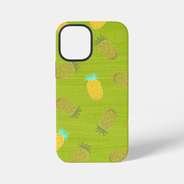 Coque iPhone Fruits de l'été tropical Kiwi Vert (Verso)