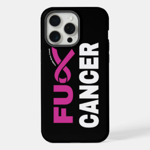 Coque iPhone 15 Pro Max FU CANCER...Cancer du sein