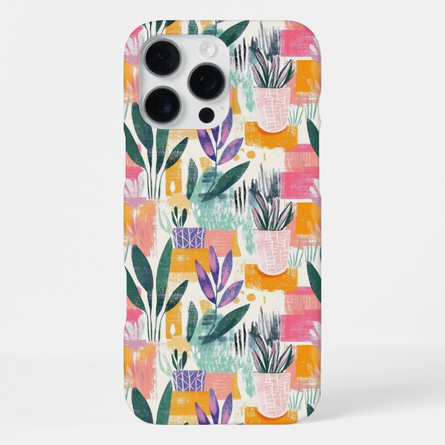 Coque iPhone Fuavism Style Motif Pots de Jardin (Verso)