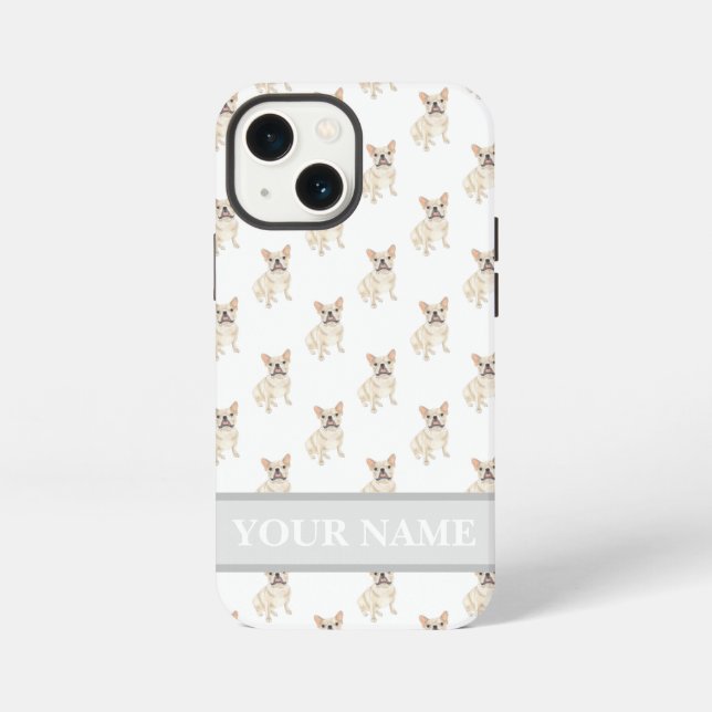 Coque iPhone Fun Tan Cream Fréchie Chien (Verso)