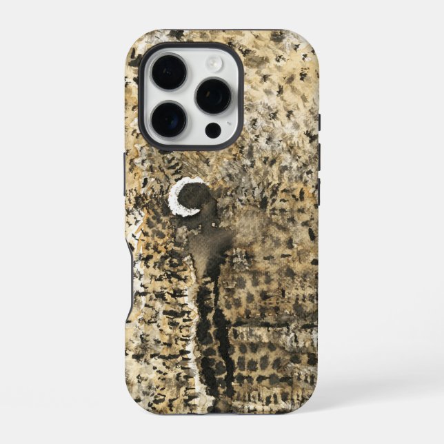 Coque iPhone Funda iPhone Luna de café (Verso)