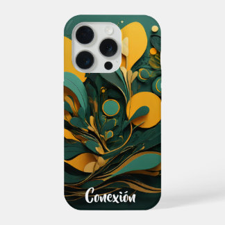 Coque iPhone 15 Pro Funda para Celular Arte Biodiversidad Viva Conexió