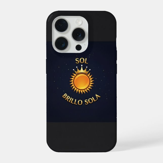Coque iPhone Funda para iPhone 15 Sol Brillo Sola – Protección  (Verso)