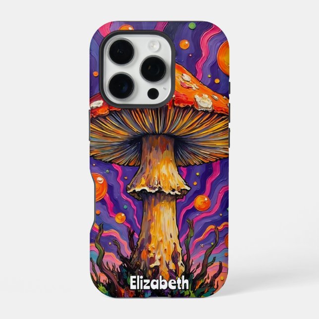 Coque iPhone Fungus de l'orbe flottante (Verso)