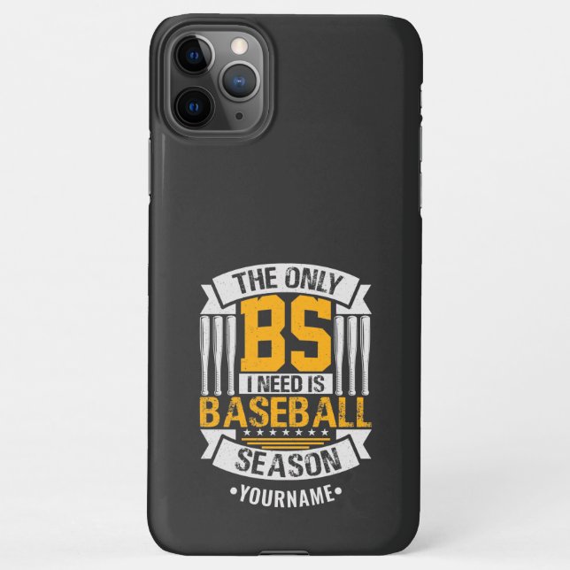 Coque iPhone Funny Baseball Sarcasme (Dos)