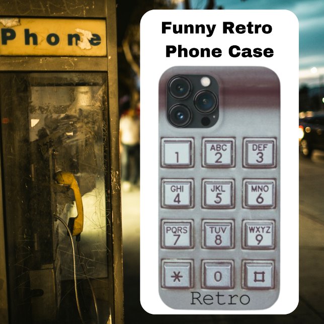 Coque iPhone Funny Retro Payphone (Créateur téléchargé)