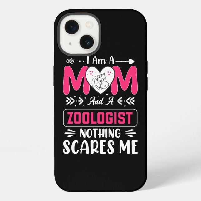 Coque iPhone Funny Zoologiste maman, Zoologiste maman (Verso)