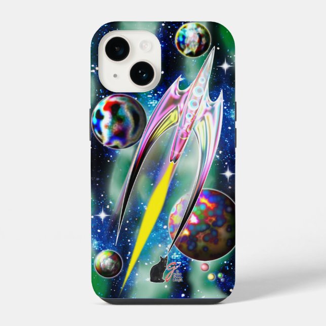 Coque iPhone Fusée de verre (Verso)