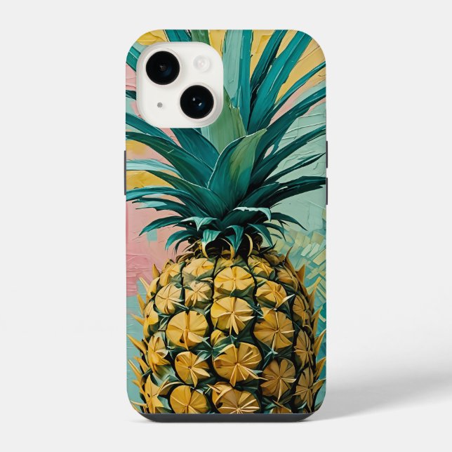 Coque iPhone Fusion d'ananas (Verso)