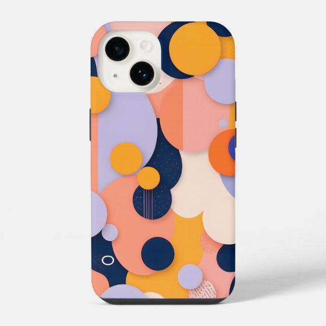 Coque iPhone Fusion de sphère de couleur (Verso)