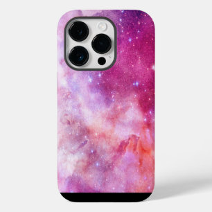 Coque Pour iPhone 14 Plus Galaxie de l'espace extérieur rose magenta