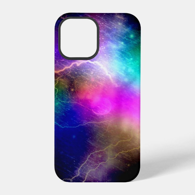 Coque iPhone Galaxie nébuleuse dans l'espace (Verso)