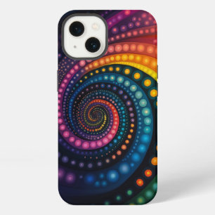 Etui iPhone 13 Galaxie Nuages de Points Arc-en-Ciel Cosmique