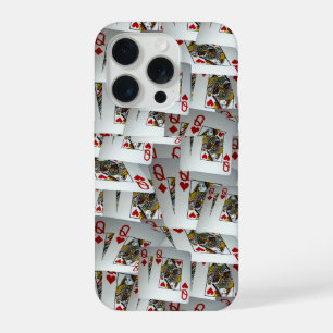 Coque iPhone 15 Pro "Gambit de la Dame : Paires dispersées de Dames en