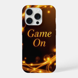 Coque iPhone 15 Pro Game On Lumière et Couleur Abstraite