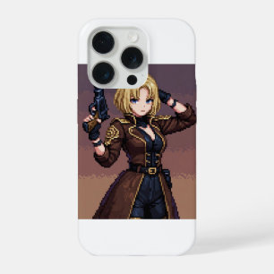 Coque iPhone 15 Pro Gaming Pixel Art Blanket – Cozy Gamer Mood
